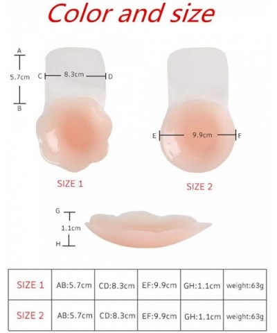 Lift Nipple Cover Pasties Adhesive Silicone Reusable Breast for Women - CX18IWOEOZL $29.45 Accessories