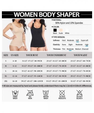 Women's Bodysuit Shaper Tummy Control Seamless Shapewear Briefs High Waist - Nude4 - CD18MDIAYLL $19.60 Shapewear