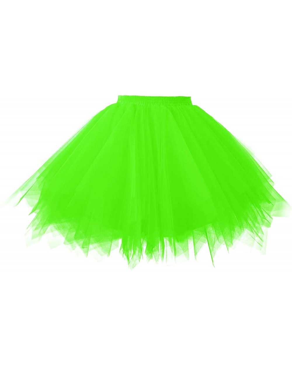 Women's 1950s Vintage Tutu Petticoat Ballet Bubble Skirt (26 Colors) - Green - C212KDDCE9P $30.37 Slips