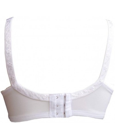 Mastectomy Bra Pocket Bra for Silicone Breastforms8102 - White - CH18S5KZ48C $25.43 Bras