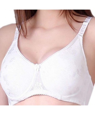 Mastectomy Bra Pocket Bra for Silicone Breastforms8102 - White - CH18S5KZ48C $25.43 Bras