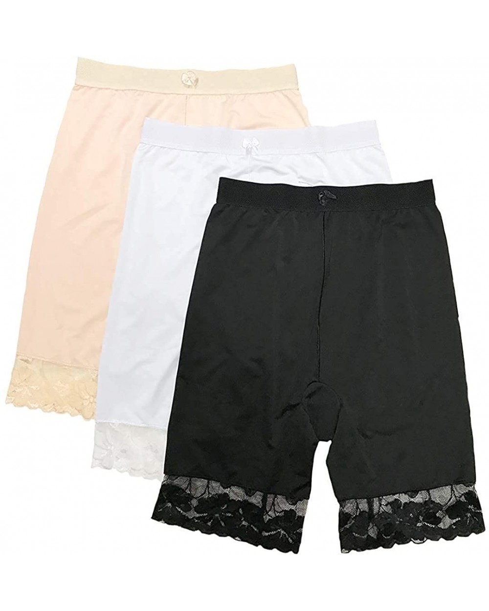 3 Packs Shapewear Smooth Hi-Waist Under Skirt Slip Short Panties - 3 Pack Basic - CP189O09LSN $28.79 Shapewear