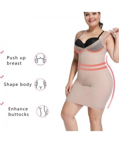 Shapewear Dress Slips for Woman JW003004 - Beige2 - CD18QR6CDGZ $30.67 Slips