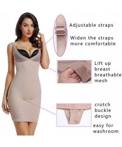 Shapewear Dress Slips for Woman JW003004 - Beige2 - CD18QR6CDGZ $30.67 Slips