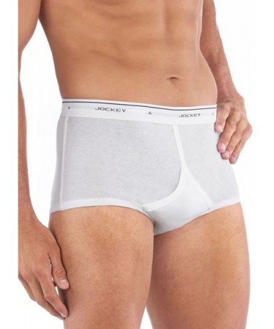 Big Man Cotton Brief 2-Pack - Black - C011B45AR9Z $37.13 Briefs