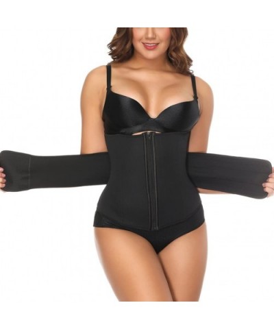 Women Seamless Shapewear Open Bust Firm Control Faja Bodysuit Body Shaper Waist Trainer Cincher Corset Lingerie Thong - Black...