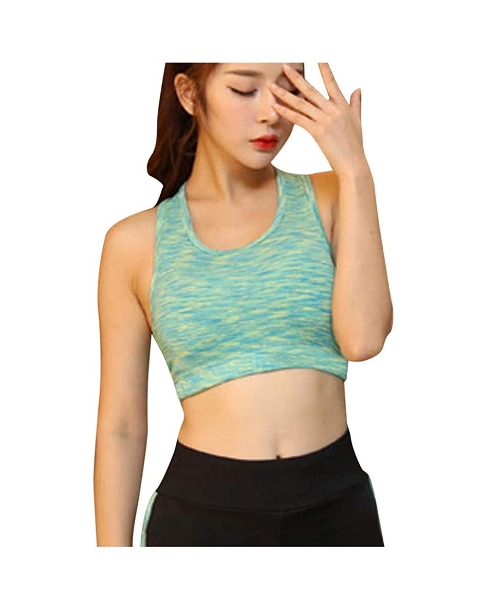 Lady Fashion Women Quick-Drying Yoga Fitness Sport Underwear Vest Shapewear Bra - Green - C2197XII8HR $19.70 Robes