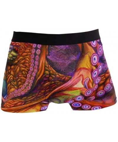 Meddle Not In The Affairs Of Dragons Mens Boxer Briefs Underwear Breathable Stretch Boxer Trunk with Pouch - Octopus in the O...