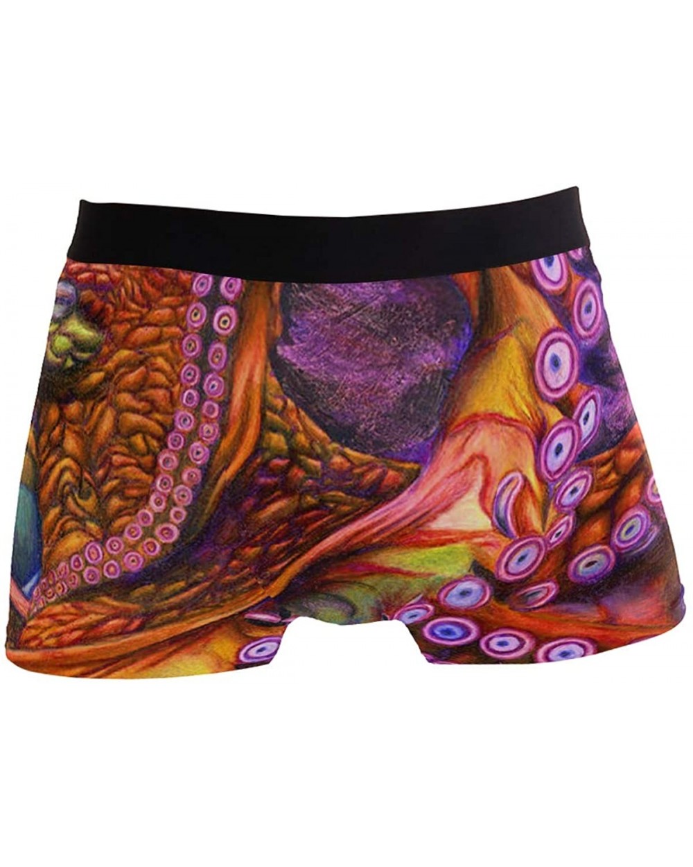 Meddle Not In The Affairs Of Dragons Mens Boxer Briefs Underwear Breathable Stretch Boxer Trunk with Pouch - Octopus in the O...