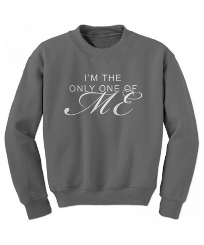 Only One of Me Swift Crewneck Sweatshirt - Charcoal Grey - CA18S9H9REQ $40.40 Camisoles & Tanks