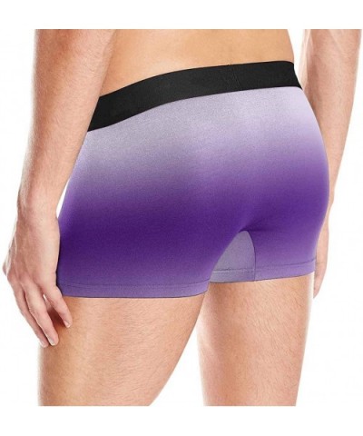 Personalized Face Man Boxer Briefs with Arms Hug on Black Gradient Background - Color12 - CS190KYXRCA $38.49 Boxer Briefs