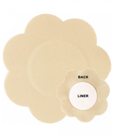 Disposable Petal Tops Adhesive Nipple Covers - 15 Pair - Beige - CM18GNGHM9O $37.95 Accessories