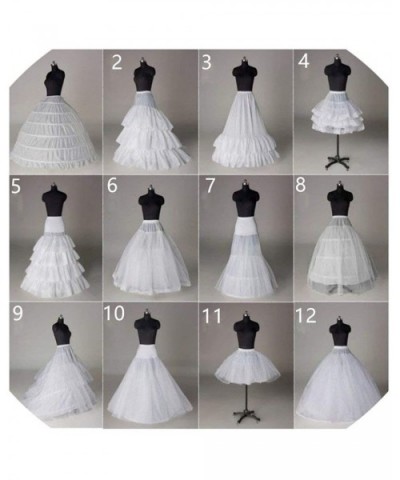 Girls Petticoat Wedding Skirt Tutu Hoop Underskirt Bridal Petticoats - 10 - C018WZZLOHH $56.88 Slips