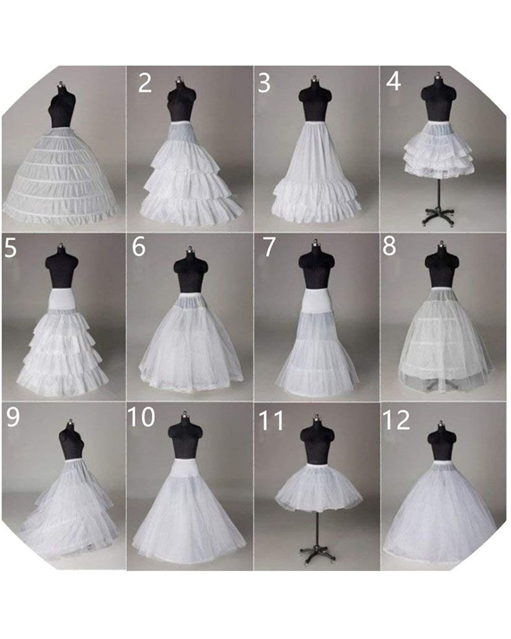 Girls Petticoat Wedding Skirt Tutu Hoop Underskirt Bridal Petticoats - 10 - C018WZZLOHH $56.88 Slips