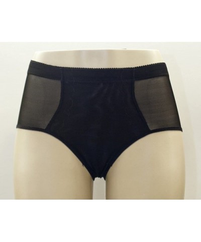 Butt Lifter Girdle Panty with Silicone Pads L Black - CE116CU3Q05 $55.00 Shapewear