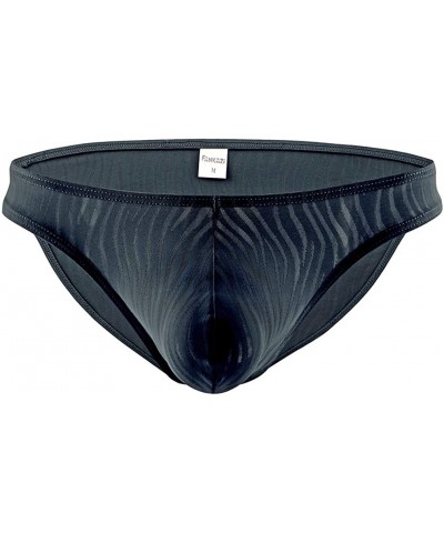 New Men's Sexy Briefs Breathable Underwear - Black - C6192H8G2H3 $18.91 Briefs