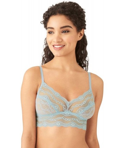 Women's Lace Kiss Bralette - Forget Me Not - CW12N5O9U1Z $27.72 Bras