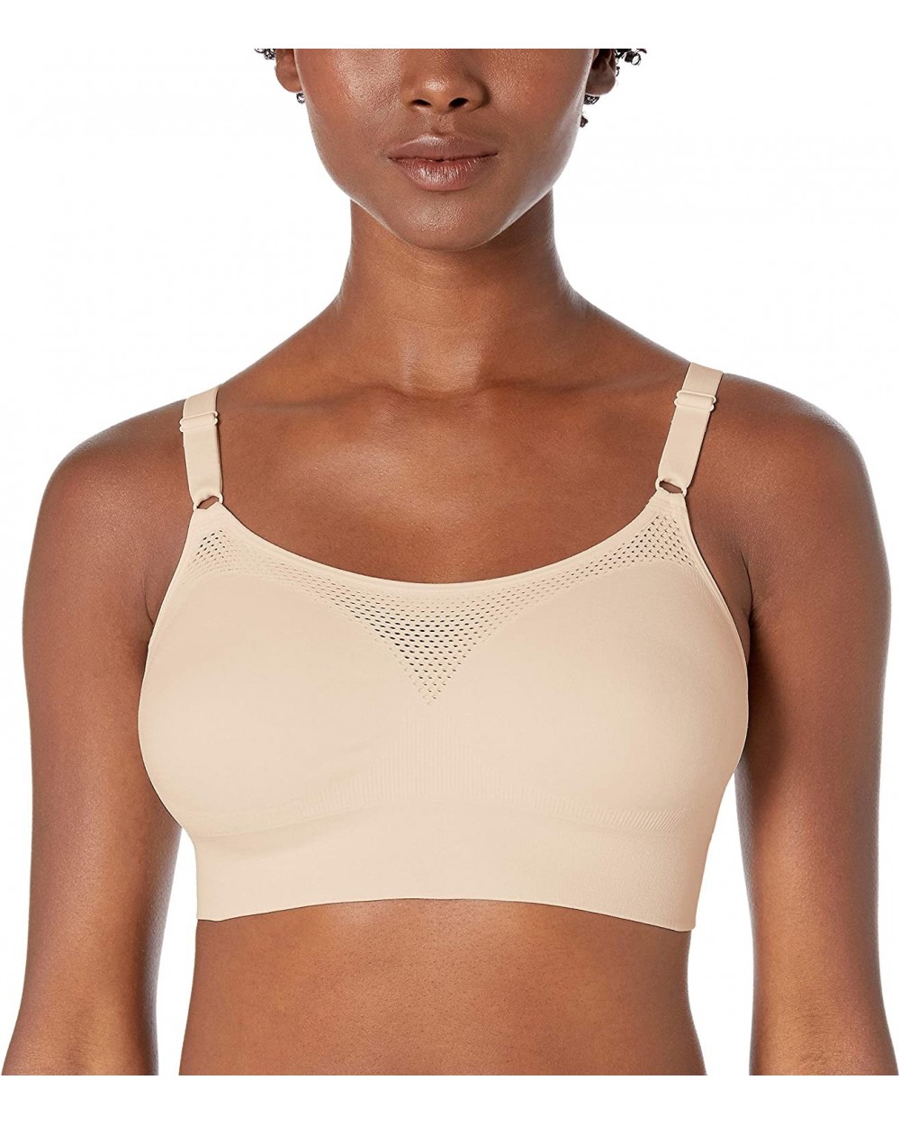 Women's Easy Does It Wire-Free 2-ply Bra - Butterscotch - CO18ULO2748 $36.27 Bras