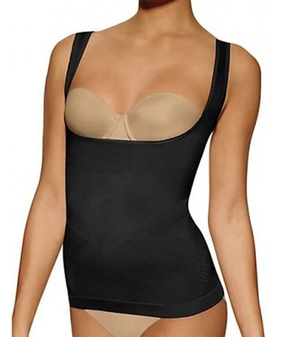 Women's Invisible Look Slimming Torset - Black - CI11NSHKCVV $34.46 Shapewear