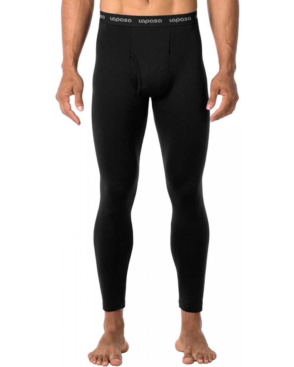 Men's Heavyweight Thermal Underwear Pants Fleece Lined Long Johns Leggings Base Layer Bottom M25 - Black - C918ED5SO9M $41.95...