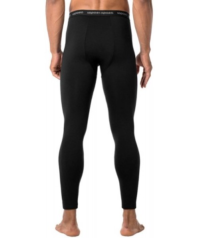 Men's Heavyweight Thermal Underwear Pants Fleece Lined Long Johns Leggings Base Layer Bottom M25 - Black - C918ED5SO9M $41.95...