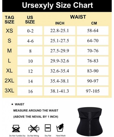 Women Waist Trainer Corset Zipper Hook Shapewear Double Control Body Shaper Tummy Fat Burning Waist Cincher - Beige Corset - ...