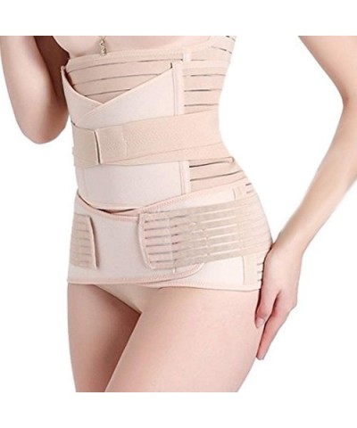 3 in 1 Postpartum Support Recovery Belly Wrap Waist/Pelvis Belt Body Shaper Postnatal Shapewear - CS18EY8W3WC $29.61 Shapewear