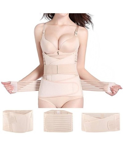 3 in 1 Postpartum Support Recovery Belly Wrap Waist/Pelvis Belt Body Shaper Postnatal Shapewear - CS18EY8W3WC $29.61 Shapewear