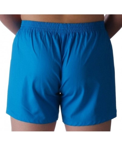 Men's 3D-Crotch Breathable/Comfortable Boxers - Bright Blue - CP112K07DRD $34.88 Boxers