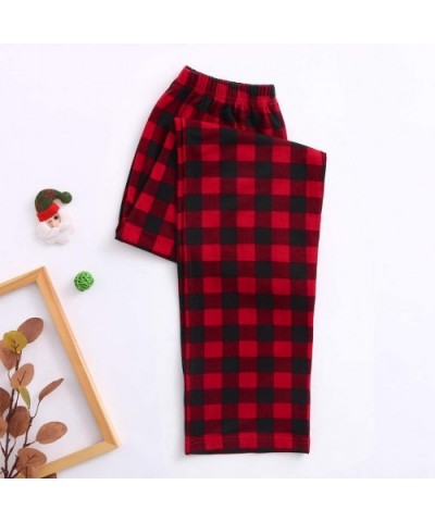 Christmas Man Daddy Print Blouse Tops and Pants Xmas Family Clothes Pajamas - Black B - CB18ZAMO3HU $36.76 Slips