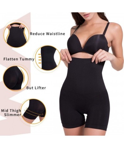 Women Open Bust Bodysuit Shapewar Seamless Firm Control Body Shaper Fajas Compression Garment - Black-panty - CV192QSSCAO $27...