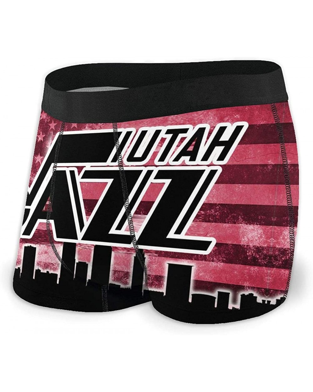 Washington Basketball Wizards Boxer Briefs Cool Soft and Elastic Black Nylon Elastic Belt Men Boxer Briefs - Utah Basketball ...