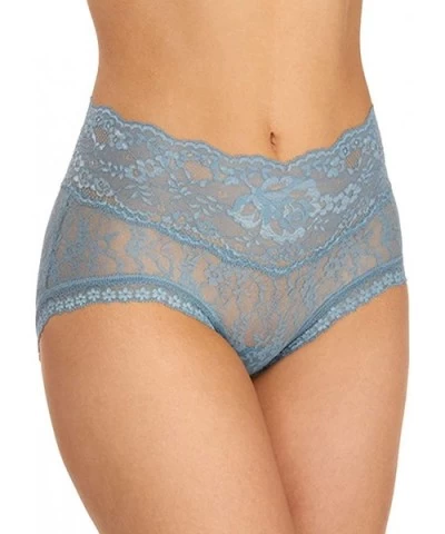 Women's American Beauty Rose Panty - Slate - CQ18SU28ECT $56.43 Panties