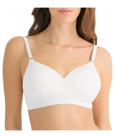 Women's Seamless Wire Free Lift Bra - White - CF17YT2WW3O $14.71 Bras