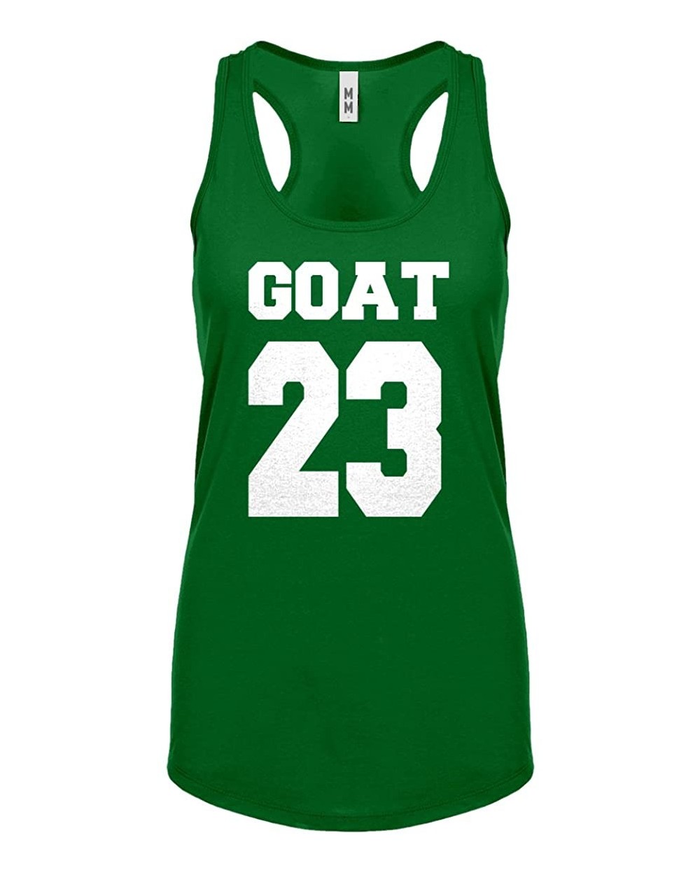 Goat 23 Womens Racerback Tank Top - Kelly Green - CU18DYNK0HH $18.57 Camisoles & Tanks