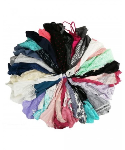 Varity Of Underwear Pack Boyshorts Bikinis Hipster Briefs Lace Cotton Panties - 12 Pcs - CT188WOA30G $41.72 Panties