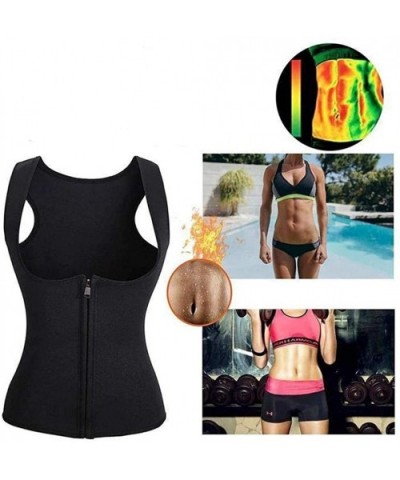 Women's Waist Trainer Corset Fitness Corset Sport Body Shaper Vest Shapeware with Zipper - Green - CC196RIR8NL $16.24 Shapewear