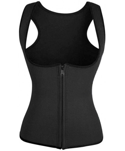 Women's Underbust Corset Waist Trainer Steel Boned Body Shaper Vest Sport Fitness Workout Slimming - Black - CS194YW3ZQ0 $13....