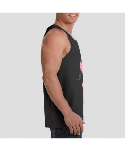 Breast Cancer Campaign 3D Print Mens Tank Top Sports Vests Workout Tank Tops for Men Casual Black - Color1 - C419DD406UZ $25....