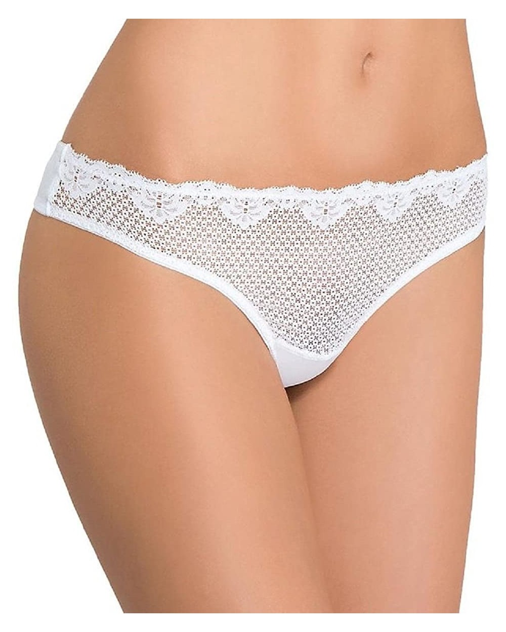 Duet Lace Low-cut Bikini-630473 (White) - CE12FA22G05 $38.11 Panties