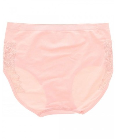 Women's Plus Size Lacey Trim Hi-Rise Brief Panties (3Pr) - Pink- Mauve- Black - CJ18QNMG9Z8 $36.42 Panties