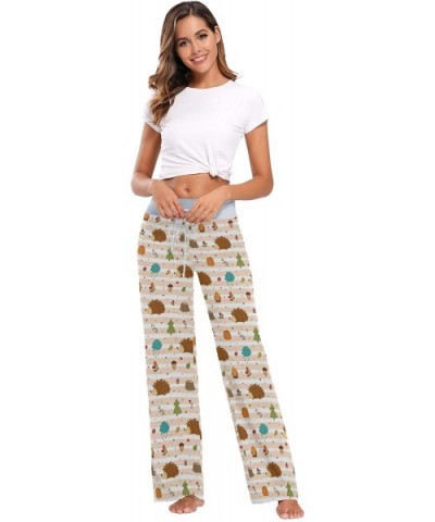 Women's Loose Casual Comfy Pajama Pants Drawstring Palazzo Wide Leg Lounge Pants - Color14 - CC197EHY6DM $46.00 Bottoms