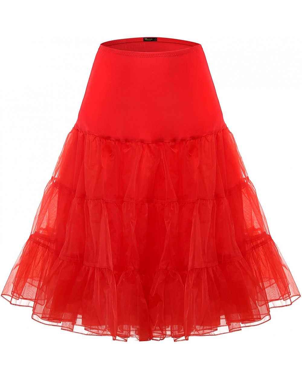 Vintage Women's 50s Petticoat Skirts Crinoline Tutu Crinoline Underskirts - Red - CH12N9MURKA $22.69 Slips