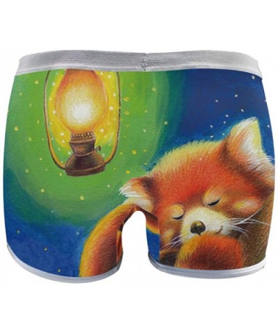 Women's Seamless Boyshort Panties Octopus Art Painting Underwear Stretch Boxer Briefs - Sleeping Red Panda - CJ18T3RNZ9R $30....