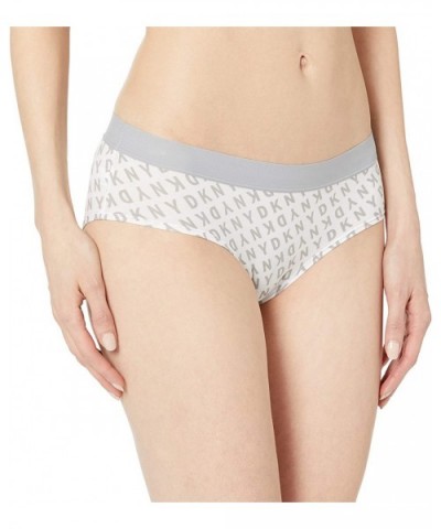 Women's Classic Cotton Boy Brief - Allover Dkny Print/Grey - CT12N1Z248X $18.81 Panties