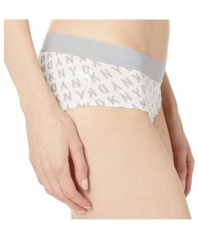 Women's Classic Cotton Boy Brief - Allover Dkny Print/Grey - CT12N1Z248X $18.81 Panties