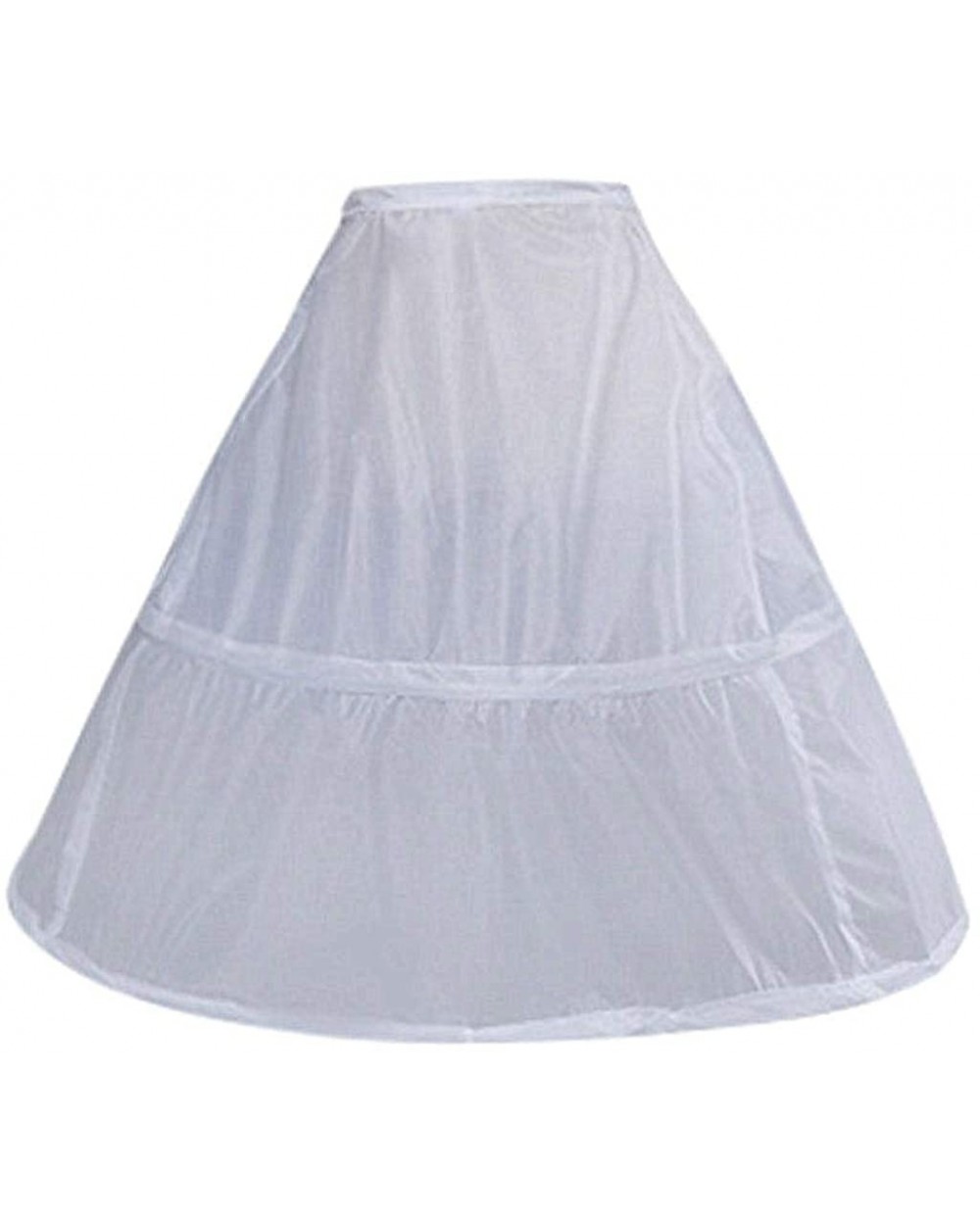 Women Petticoat- A-line Hoop Skirt- Mermaid Skirt- Tulle Crinoline- Lehenga- Underskirt Accessories - 2 Hoop - C4195ECXHSS $1...