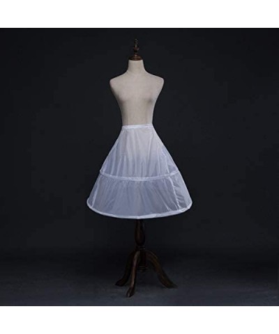 Women Petticoat- A-line Hoop Skirt- Mermaid Skirt- Tulle Crinoline- Lehenga- Underskirt Accessories - 2 Hoop - C4195ECXHSS $1...