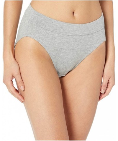 Women's Incredibly Soft Hi-Cut Panty - Heather Grey - CU18QK59UD6 $13.28 Panties