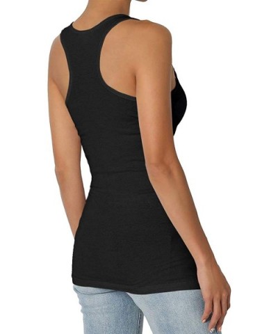 George Strait Womens Super Soft Camisole Stretch Casual Premium Tank Tops Black - CY197QDSIC2 $33.93 Camisoles & Tanks